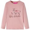 vidaXL Maglietta da Bambina a Maniche Lunghe Rosa 128