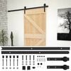vidaXL Porta scorrevole 80 x 210 cm Legno Massello di Pino