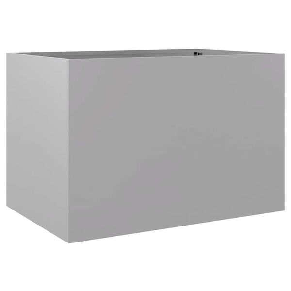 vidaXL Fioriera Argento 62x47x46 cm in Acciaio Zincato