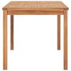 vidaXL Set da pranzo da giardino 5 pz 140x80 cm in legno massello di teak