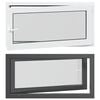 vidaXL Finestra per Soffitta RISOR 120 x 60 cm PVC e Vetro Antracite