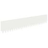vidaXL Bordura per Prato 20 pz 103 x 20 cm Acciaio Bianco