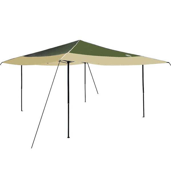 vidaXL Tenda Gazebo Verde 395 x 395 x 251 cm Tessuto