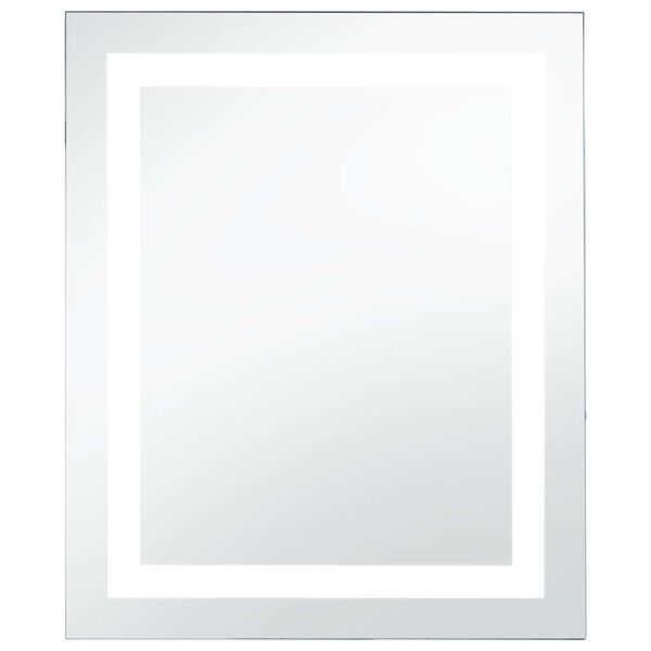 vidaXL Specchio LED da Bagno con Sensore Tattile 50x60 cm