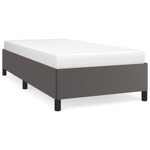 vidaXL Giroletto Grigio 90x190 cm in Similpelle
