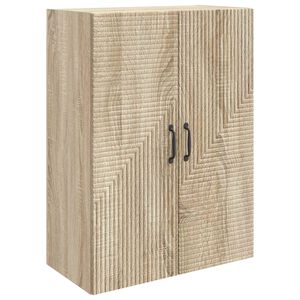 vidaXL Mobiletto a muro Rovere Sonoma 66 x 34,5 x 90 cm