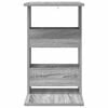 vidaXL Tavolo laterale Grigio Sonoma 40 x 35 x 60,5 cm