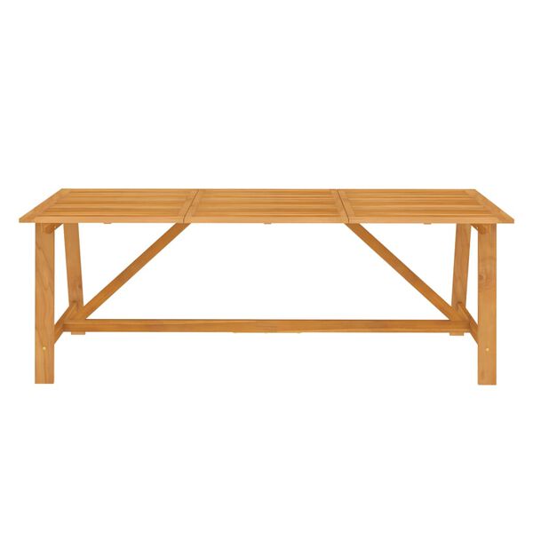 vidaXL Set Mobili da Pranzo per Giardino 9 pz Legno Massello di Acacia