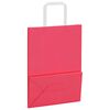 vidaXL Sacchetti di Carta 50 pz con Manici Rosa 21x11x28 cm