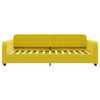 vidaXL Divano Letto con Letto Estraibile Giallo 80x200 cm in Velluto