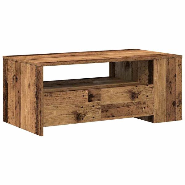 vidaXL Tavolino da salotto Legno vecchio 102 x 55 x 43,5 cm