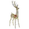 vidaXL Renna di Natale 3D LOVIISA 250 LED Bianco caldo