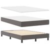 vidaXL Struttura letto con materasso con materasso Grigio 120 x 190 cm