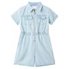 Tutina da Bambina a Maniche Corte Blu Tenue 92