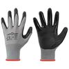vidaXL Guanti da Lavoro 24 pz Grigio e Nero 7 / S Poliestere