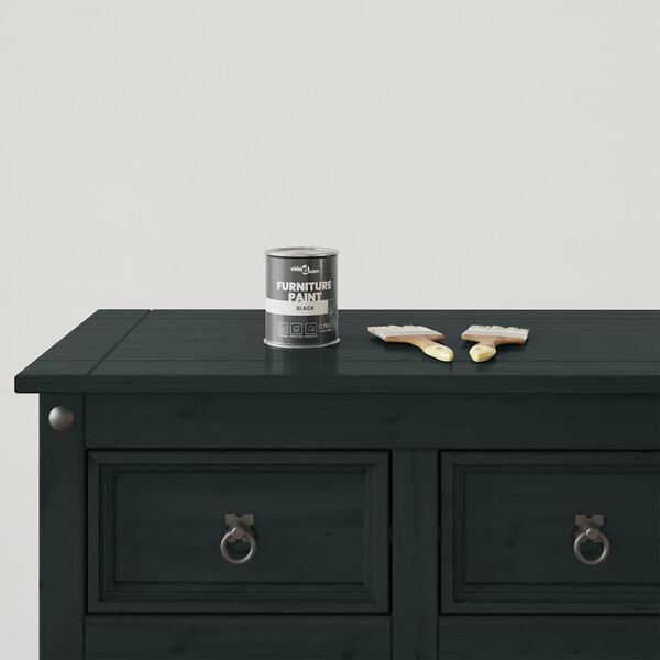 vidaXL Vernice per mobili Nero 10 x 10 x 12,2 cm Stampa da parete