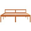 vidaXL Letto per Anziani Marrone Cera 160x200cm Legno Massello di Pino
