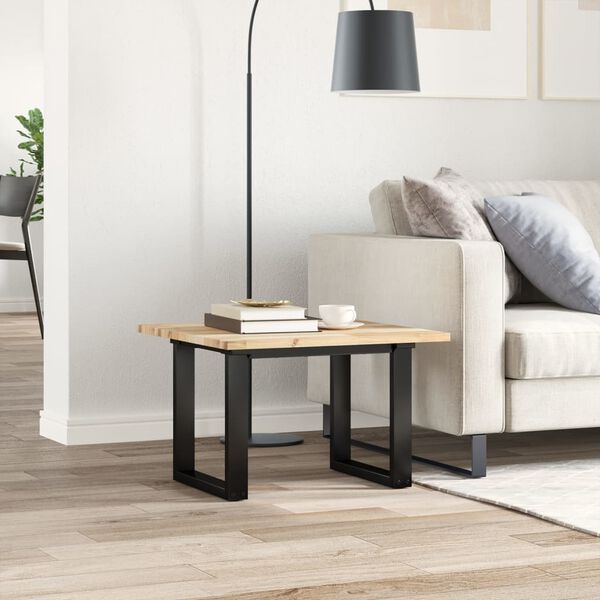 vidaXL Piano Tavolo Quadrato 60x60x2 cm in Legno Massello di Acacia