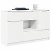 vidaXL Credenza con cassetto Bianco 100 x 30 x 65,6 Legno multistrato