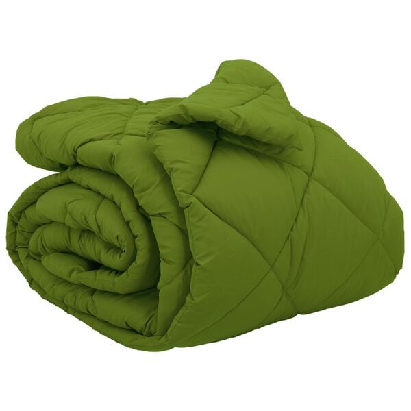 vidaXL Duvet Invernale Verde 240 x 260 cm Microfibra