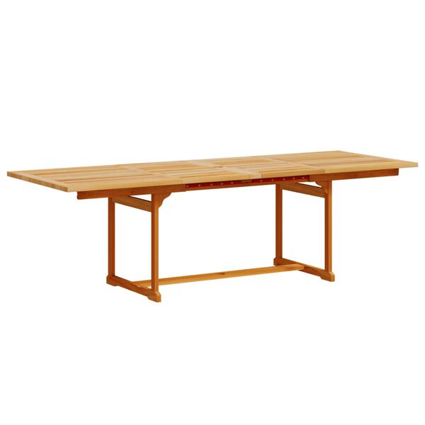 vidaXL Set Pranzo da Giardino 9pz Legno Massello di Acacia e Textilene