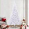 vidaXL Albero di Natale artificiale Bianco 240 cm PVC e Acciaio