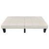 vidaXL Divano Letto Regolabile Beige