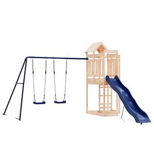 vidaXL Set da Gioco da Esterno in Legno Massello di Pino