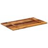 vidaXL Piano Tavolo Rettangolare 60x100 cm 25-27 mm Legno di Recupero
