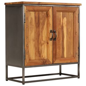 vidaXL Credenza in Teak Recuperato e Acciaio 65x30x70 cm