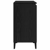 vidaXL Credenza Rovere Nero 104 x 35 x 70 cm Legno multistrato