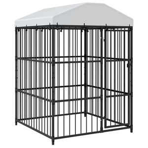vidaXL Canile da Esterno con Tetto 150x150x210 cm