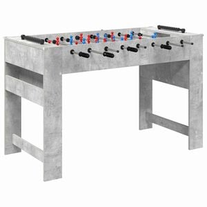 vidaXL Tavolo da Foosball Grigio Cemento 125 x 60,5 x 80 cm