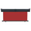 vidaXL Tendalino Laterale per Balcone 165x250 cm Rosso