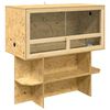 vidaXL Terrario Marrone 100 x 50 x 100 cm OSB