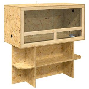 vidaXL Terrario Marrone 100 x 50 x 100 cm OSB