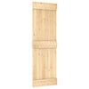 vidaXL Porta Scorrevole con Set Hardware 70x210 cm Legno Massello Pino