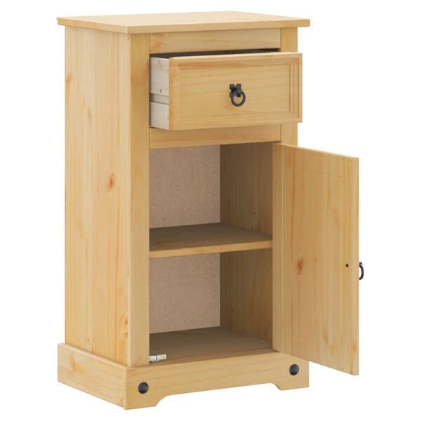 vidaXL Mobile da Bagno Corona 45x33x80 cm in Legno Massello di Pino