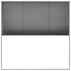 vidaXL Zanzariera Plissettata per Finestre in Alluminio 120x120 cm