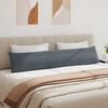 vidaXL Cuscini da Divano 2 pcs Grigio scuro 200 x 40 cm
