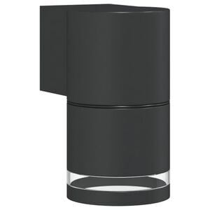 vidaXL Applique per Esterni Nera in Alluminio Pressofuso
