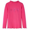 vidaXL Maglietta da Bambina a Maniche Lunghe Fucsia 116