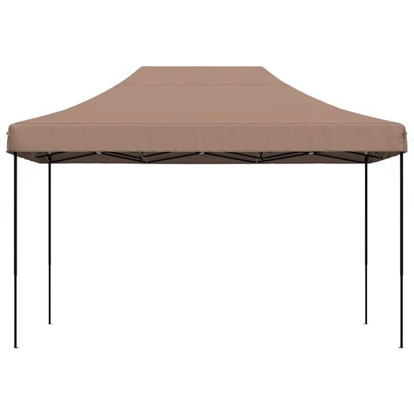 vidaXL Tenda Party Marrone 279 x 410 x 315 cm Tessuto Oxford