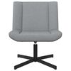 vidaXL Sedia girevole Grigio chiaro 63 x 75 x 76 cm Tessuto