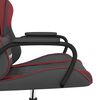 vidaXL Sedia Gaming Nero e Rosso Vino in Similpelle