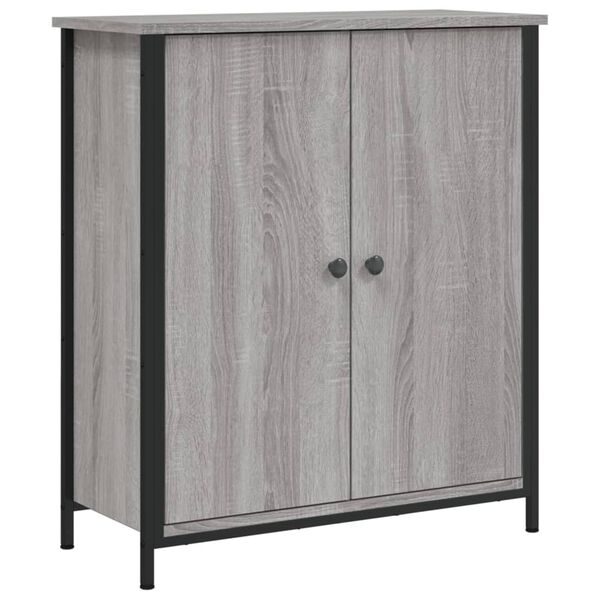 vidaXL Credenza Grigio Sonoma 70x30x80 cm in Legno Multistrato