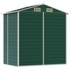 vidaXL Capanno da Giardino Verde 191x130x198 cm in Acciaio Zincato