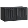 vidaXL Mobile Porta TV da Muro Nero 59,5 x 31 x 30 cm