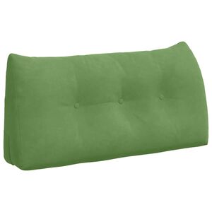 vidaXL Cuscino per Schiena Verde chiaro 100 x 24 x 50 cm Velluto