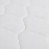 vidaXL Letto con Materasso Memory Foam Tessuto Grigio Chiaro 180x200cm
